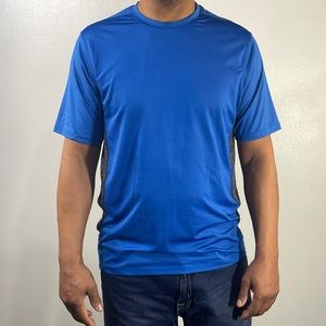 *Game Time Men's Blue Athletic Short Sleeve Shirt Sz L